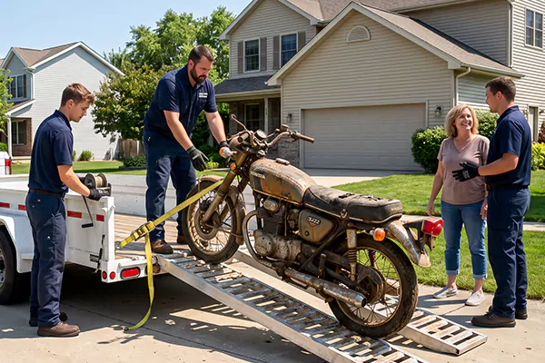 Junk Motorcycle Removal in Philadelphia, PA