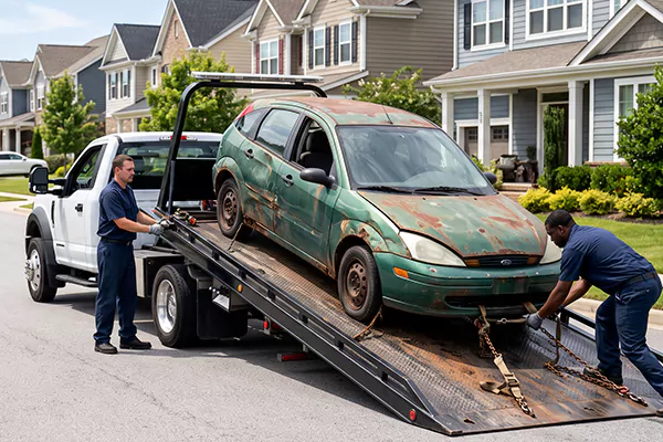 No Title Junk Car Removal in Philadelphia, PA