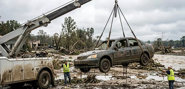 Flood Damaged Car Removal for Cash in Philadelphia 